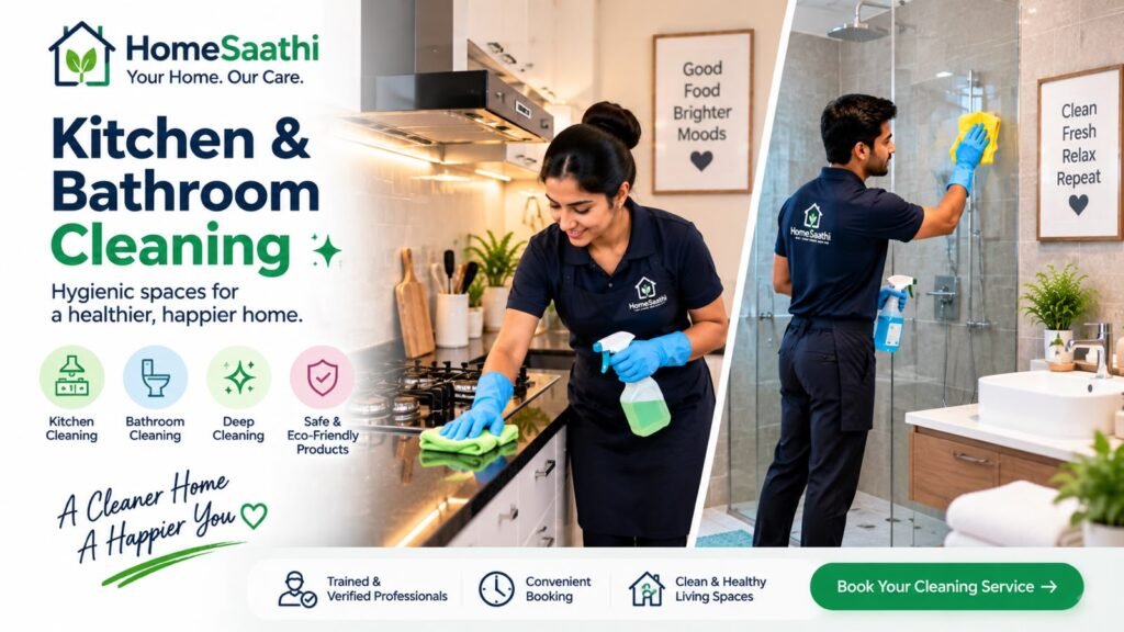 Fresh and clean home cleaning service.