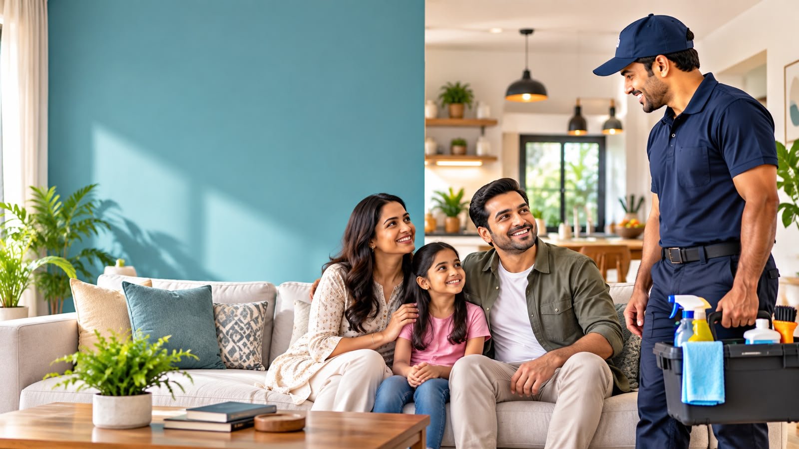 HomeSaathi professionals provide home cleaning and care services.